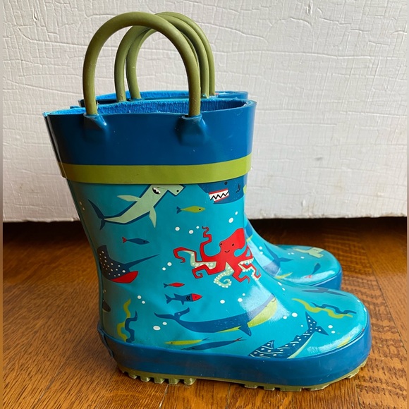 Stephen Joseph kids All Over Print Rain Boots size 6 - Picture 7 of 10